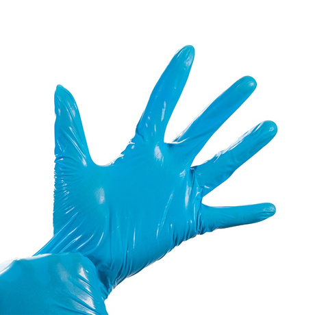 Synthetic Gloves Blue Color